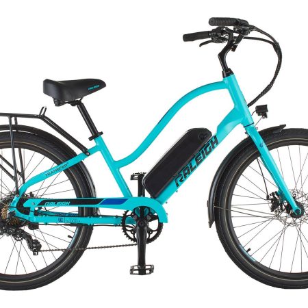 Raleigh Oceania Electric Bicycle, 26-in, Blue