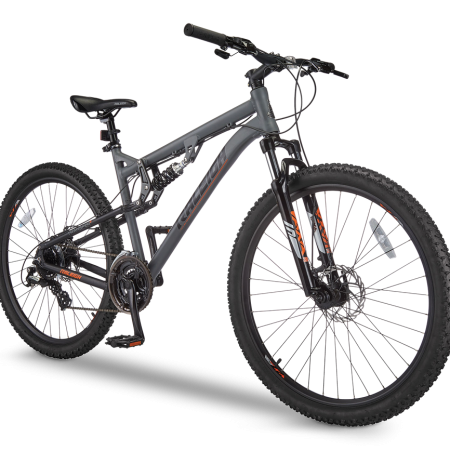 Raleigh Peak Dual-Suspension Mountain Bike,  27.5-in, Grey