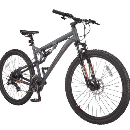 Raleigh Peak Dual-Suspension Mountain Bike,  27.5-in, Grey