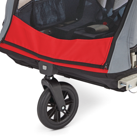 Raleigh Roam Bike Trailer, 2-Seats, Toddlers & Kids, Red