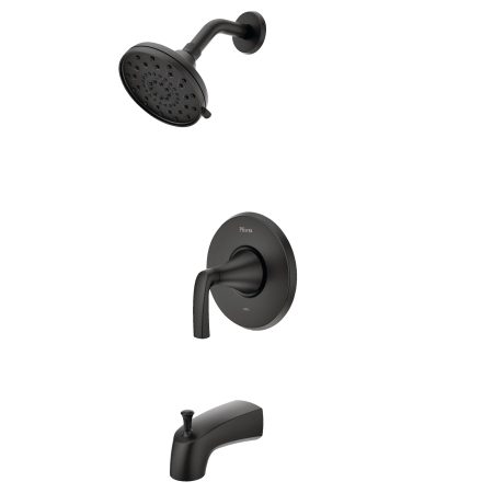 Pfister Rancho Single Handle Tub and Shower Faucet, Matte Black