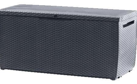 Keter Rattan Style Outdoor Storage Deck Box, Grey, 305-L