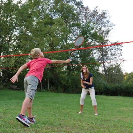 Rec-Tek Outdoor Portable 5-in-1 Volleyball/Badminton/Lawn Darts & more,19pc, Kids Ages 8+