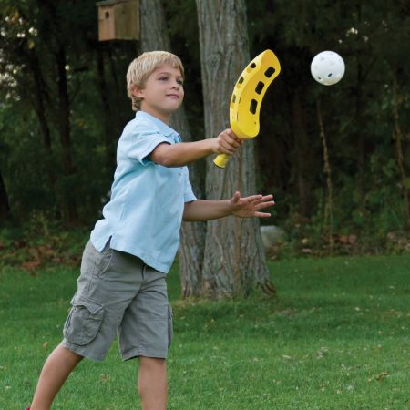 Rec-Tek Outdoor Portable 5-in-1 Volleyball/Badminton/Lawn Darts & more,19pc, Kids Ages 8+