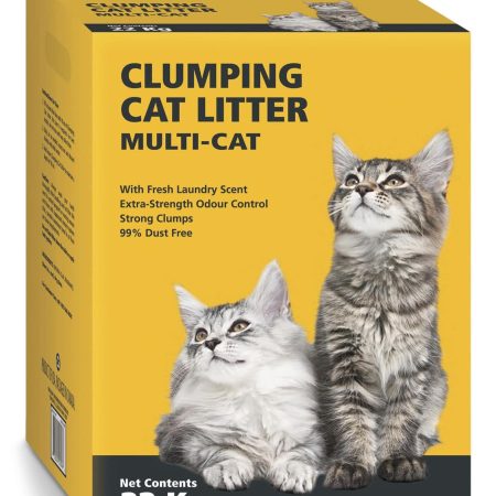 Multi-Cat Clumping Cat Litter, Scented, 22-kg