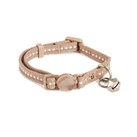 Reddy Cat Collar, Tan, Small/Medium