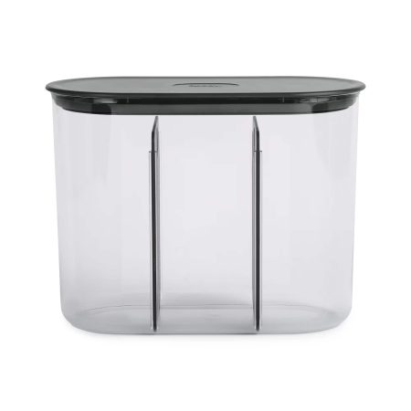 Reddy Pet Treat Jar with Divider, Black