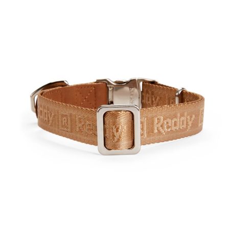 Reddy Tan Jacquard Dog Collar