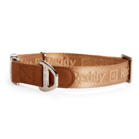 Reddy Tan Jacquard Dog Collar