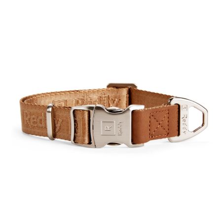 Reddy Tan Jacquard Dog Collar