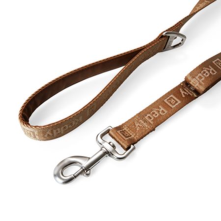 Reddy Tan Jacquard Dog Lead, 6-ft