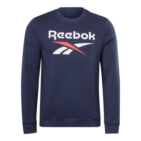 Reebok Men's Id Stacked Logo Sweatshirt