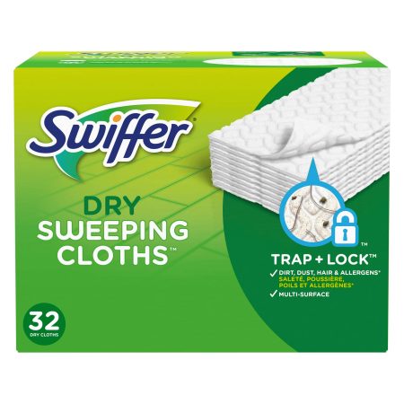 Swiffer Sweeper Dry Sweeping Cloth Refills, Unscented, 32 count