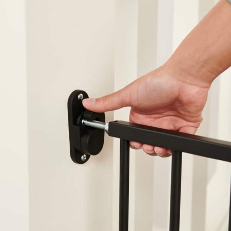 Regalo Top of Stairs Baby Gate, Black