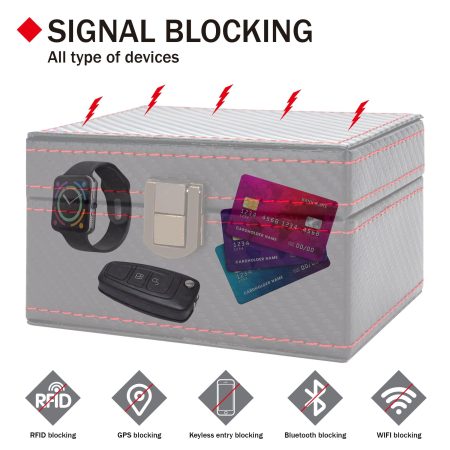 AutoTrends RFID Signal Blocking Faraday Box, Small