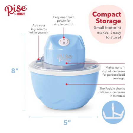 Dash My Pint One-Touch Ice Cream Maker, 1.6 Cups