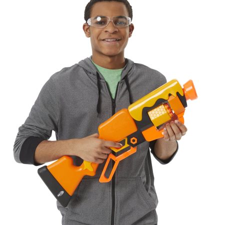 NERF Roblox Adopt Me! Lever Action Dart Blaster, Rotating 8-Dart Drum, 8 Elite Darts, Age 5+