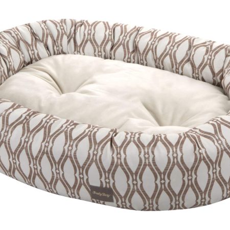 TrustyPup Anti-Slip Roundabout Pet Bed, Washable, Assorted Colours