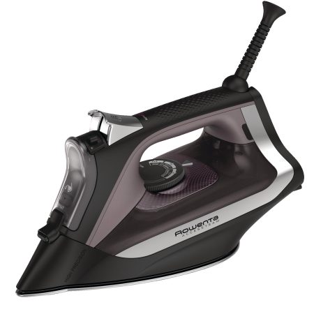 Rowenta 1700W Compact Steam Iron with Stainless Steel Soleplate and Auto Shutoff, Brown/Black