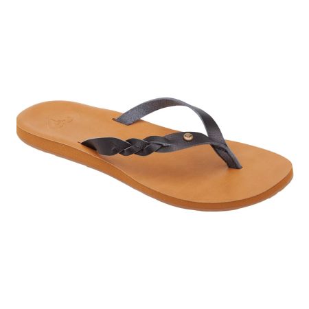 Roxy Women's Liza IV Faux Leather Comfortable Flip Flops/Sandals