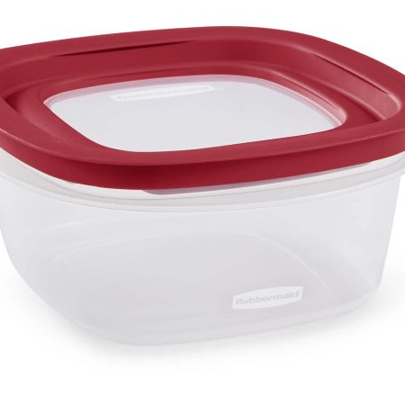 Rubbermaid Press & Lock Food Storage Container, Leak-Proof Lid, BPA-Free, 1.2 L (5 Cup)