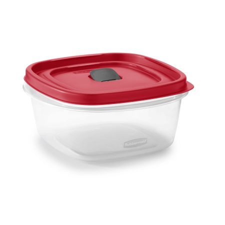 Rubbermaid Press & Lock Food Storage Container, Leak-Proof Lid, BPA-Free, 1.2 L (5 Cup)