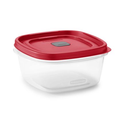 Rubbermaid Press & Lock Food Storage Container, Leak-Proof Lid, BPA-Free, 1.2 L (5 Cup)