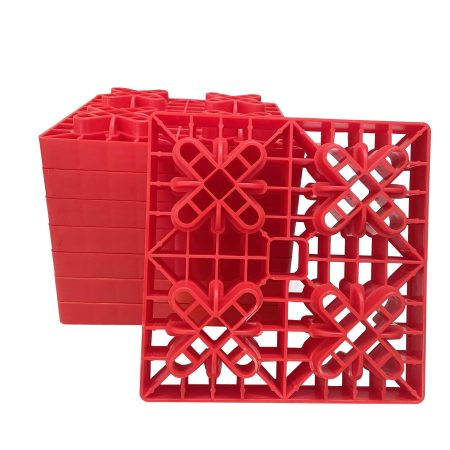 ROBLOCK RV Leveling Blocks with Bag, Red, 8-pc