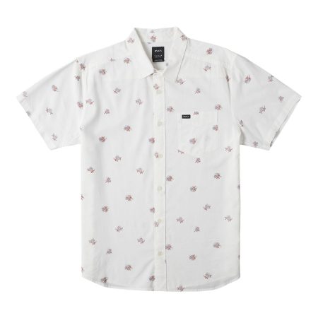 RVCA Men's Morning Glory Short Sleeve Shirt