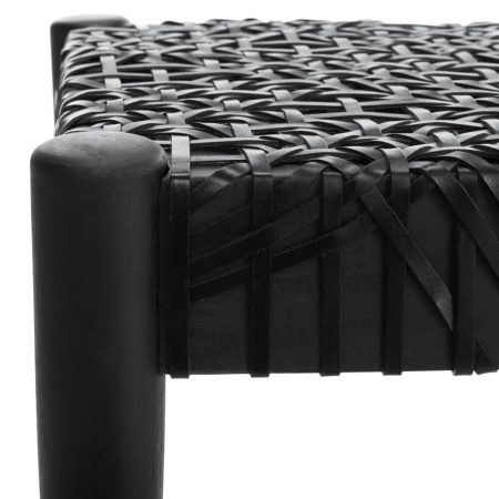 Safavieh Bandelier Leather Weave Bench, 15.7-in x 47.2-in x 18.5-in