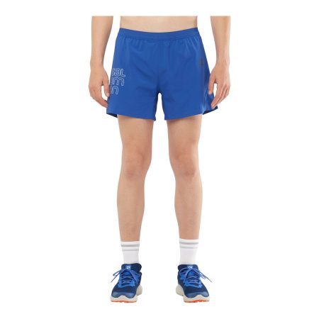 Salomon Men's Cross 5-in Running Shorts, Slim Fit Quick-Dry