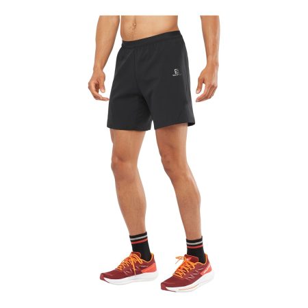 Salomon Men's Cross 7-in Running Shorts, Slim Fit Quick-Dry