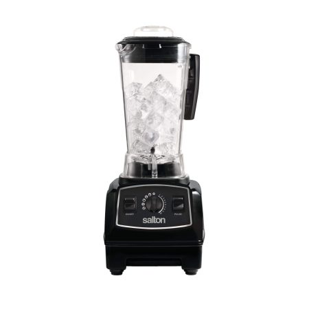 Salton Professional Grade Power Blender with 5 Pre-Set Programs & Vortex Jar, 1500W, Black, 2-L