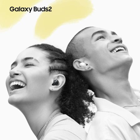 Samsung Galaxy Buds2 True Wireless Earbuds, Wear OS Powered, Compatible with Samsung Phones, Black