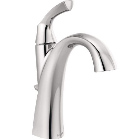 Delta Sandover Single Handle High Arc Lavatory/Bathroom Sink Faucet, Chrome