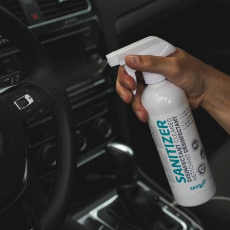 Sans-Zo Car Sanitizer Cleaner Disinfectant Spray, 473-mL