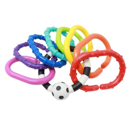 Sassy Ring 'O Links Baby Teether Toy, Ages 0m+