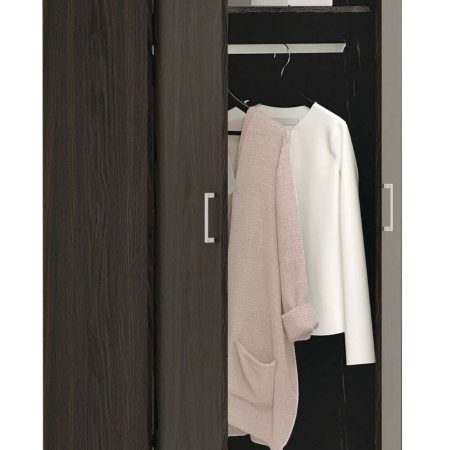 Sauder 2 Door Wardrobe, Espresso