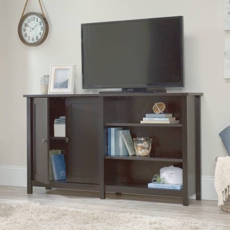 Sauder County Line Console Easy-to-Assemble TV Stand with Storage