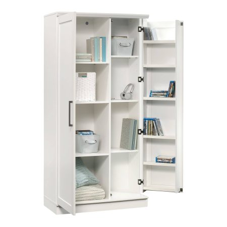 Sauder Large Pantry Cabinet, White