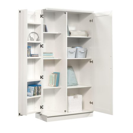 Sauder Large Pantry Cabinet, White