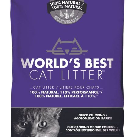 World's Best Natural Multi-Cat Clumping Cat Litter Formula, Lavender Scented, 6.35-kg