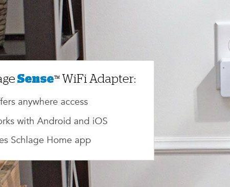 Schlage BR400 Sense Wi-Fi Adapter, Works with Schlage Sense, White