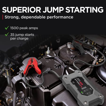 Schumacher 1500A SL1611 Lithium Rugged Jump Starter and USB Power Source