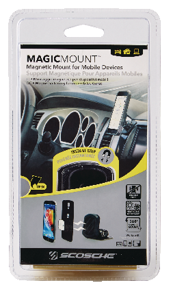 Scosche MAGDMB Magnetic MagicMount Car Phone Holder, Black