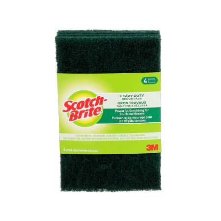 3M™ Scotch-Brite® Heavy Duty Scour Pad, 4-pk