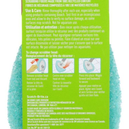 3M Scotch-Brite Non-Scratch Shower & Bath Scrubber/Scrub Brush Refill