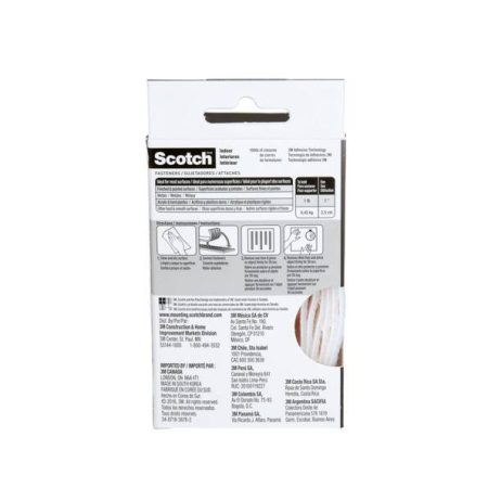 Scotch Indoor Fasteners, White, 3-lbs, 0.75-in x 5-ft, 1-pk