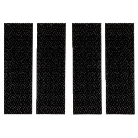 Scotch UV Resistant Outdoor Fasteners, Black, 5-lbs, 1 x 3-in, 4-pk