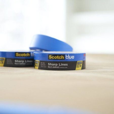 3M ScotchBlue Sharp Lines Multi-Surface Painter's Tape with Edge-Lock, Blue, 0.94-in x 60-yd